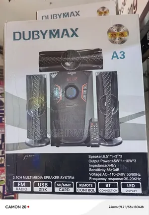 Dubymax A3 Woofer and Sound System