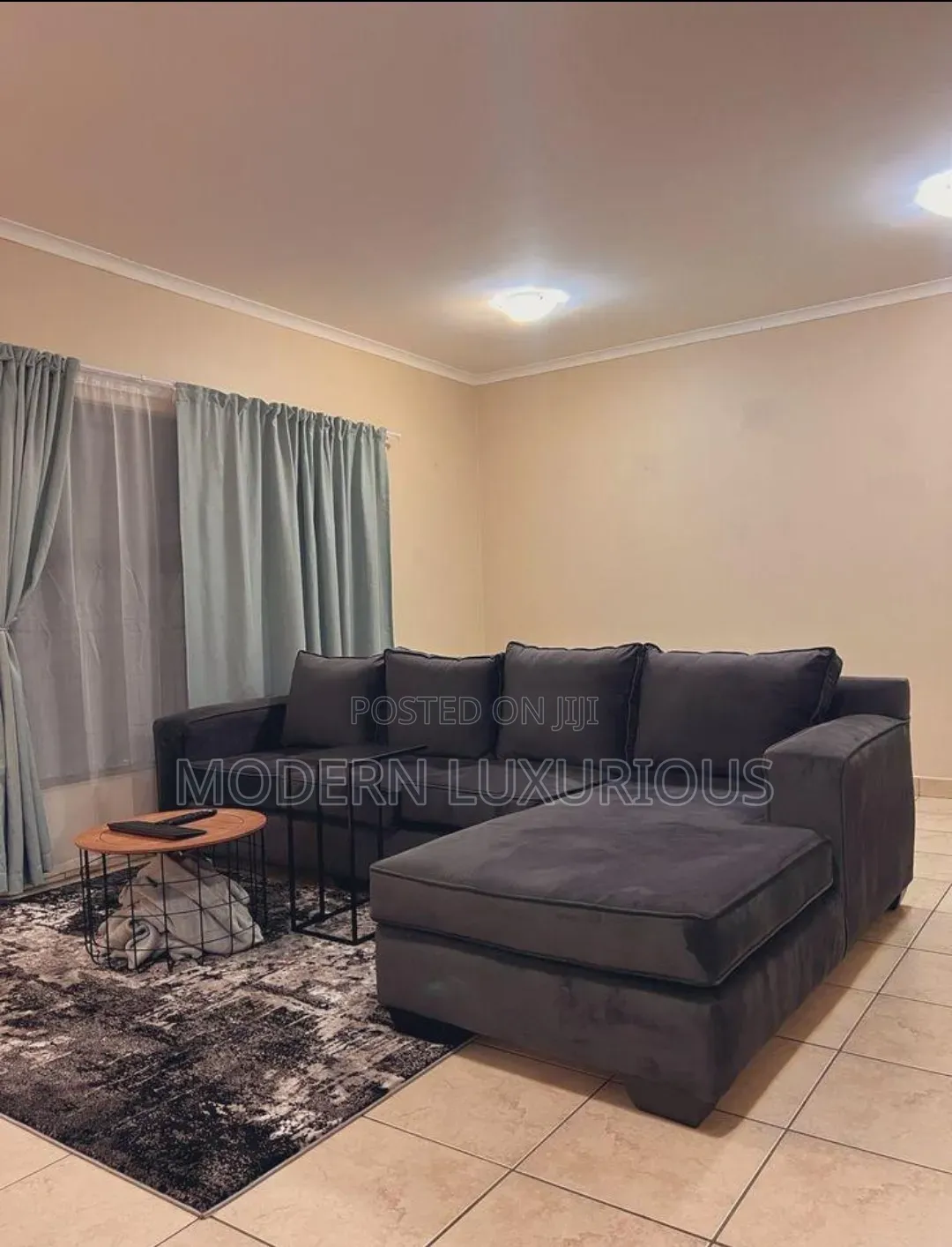 Sofa Sets L Black Color 4