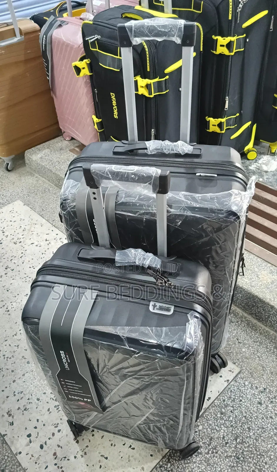 Medium Small Double Zipper Suitcases