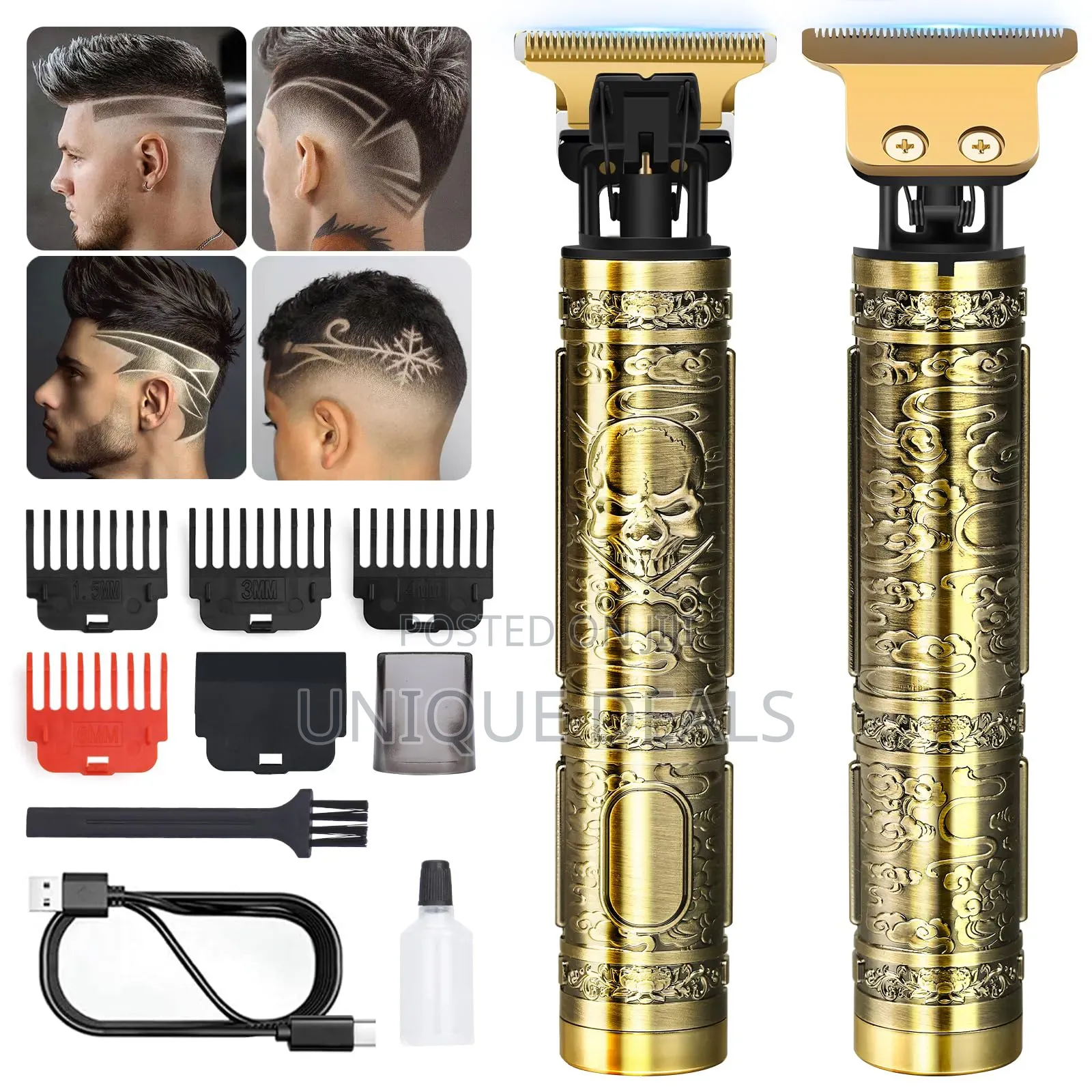 Rechargeable Cordless Hair Beard Clipper Shaver