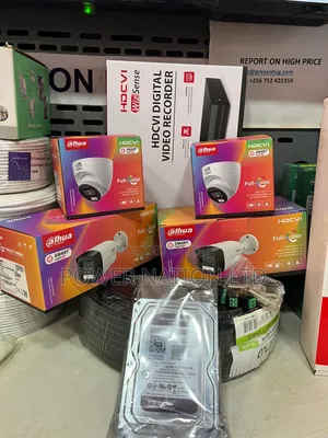 4 Channel Dahua Fox-Ess Power CCTV Camera Full Kit