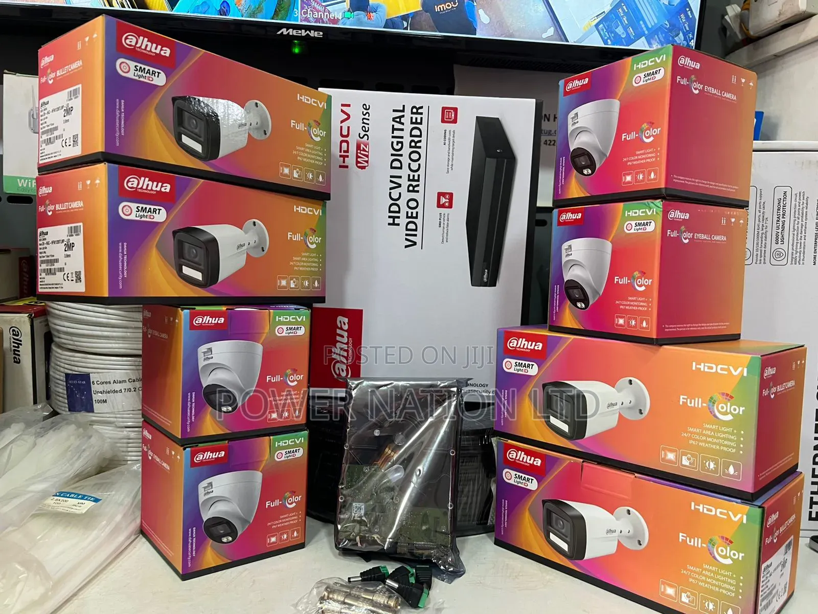 8 Channel Dahua Fox-Ess Power CCTV Camera Full Kit