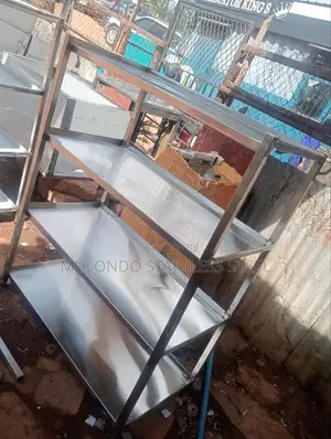 Stainless Rack Shelf Four Steps