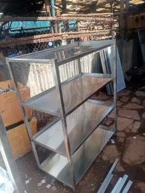 Stainless Rack Shelf Four Steps