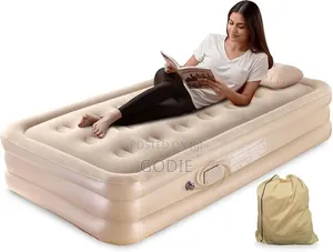 4by6 Premium Elevated Inflatable Air Mattress With A Built-in Pump
