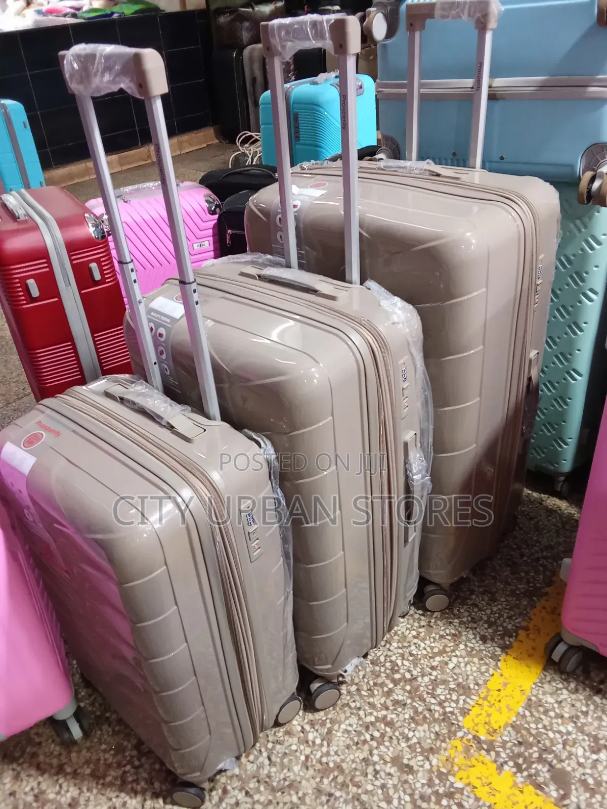 Prosperity 3 PCS Full Set Travel Suitcase