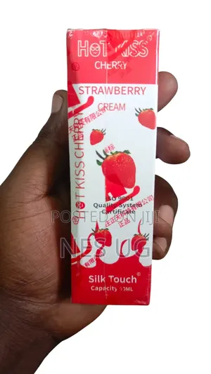 Hot Kiss Cherry Strawberry Vaginal + Anal Oral Sex Lubricant - 50ml