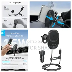 Anker Maggo Wireless Car Charger (Model B2932)
