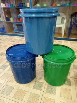 60litres Flat Cover Plastic Buckets Plastic Buckets 60litres