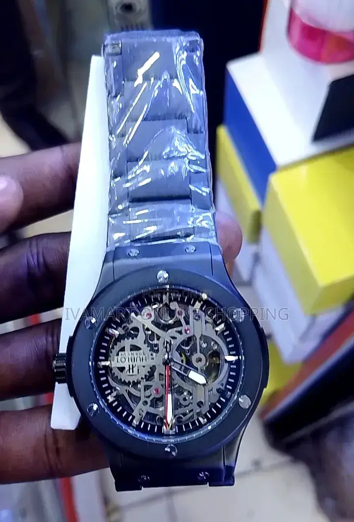 Luxury Hublot-Inspired Skeleton Watch – Premium Designs