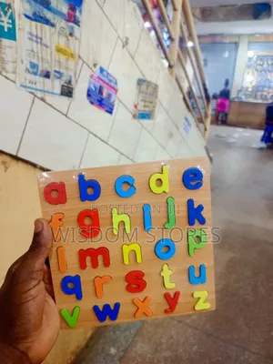 3d Wooden Lowercase Alphabet Puzzle,