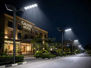 300w Outdoor Solar Street Light Waterproof Security Lamp With Remote