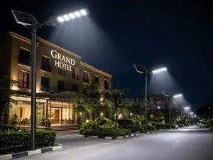300w Outdoor Solar Street Light Waterproof Security Lamp With Remote