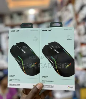 Green Lion Rechargeable Gaming Mouse