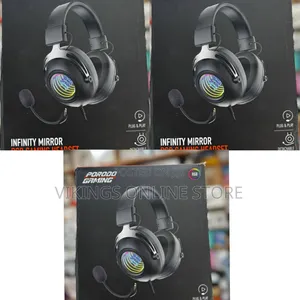 Porodo Gaming Infinity Mirror RGB Gaming Headset With Detachable