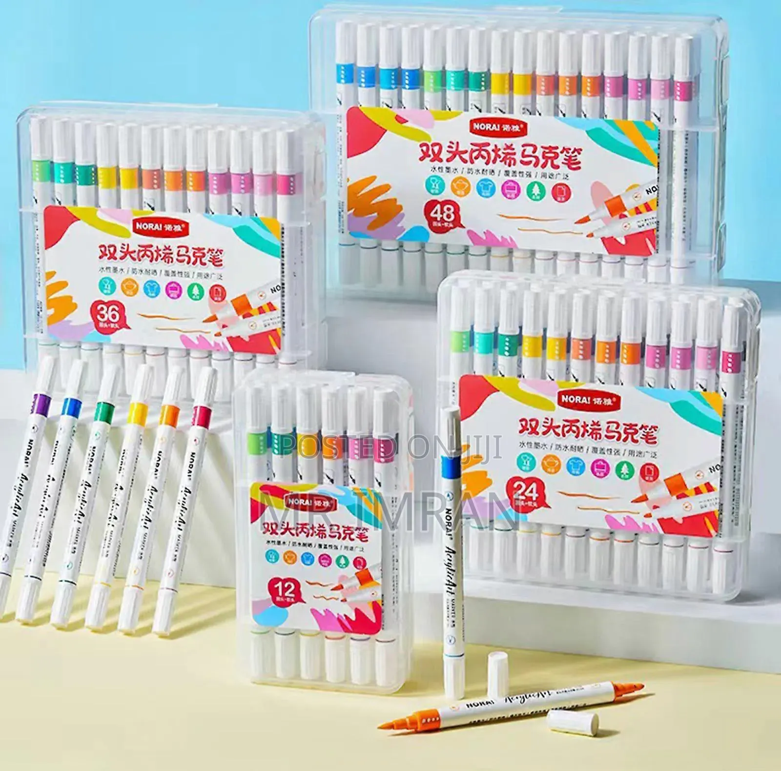 24pcs Acrylic Marker Pens