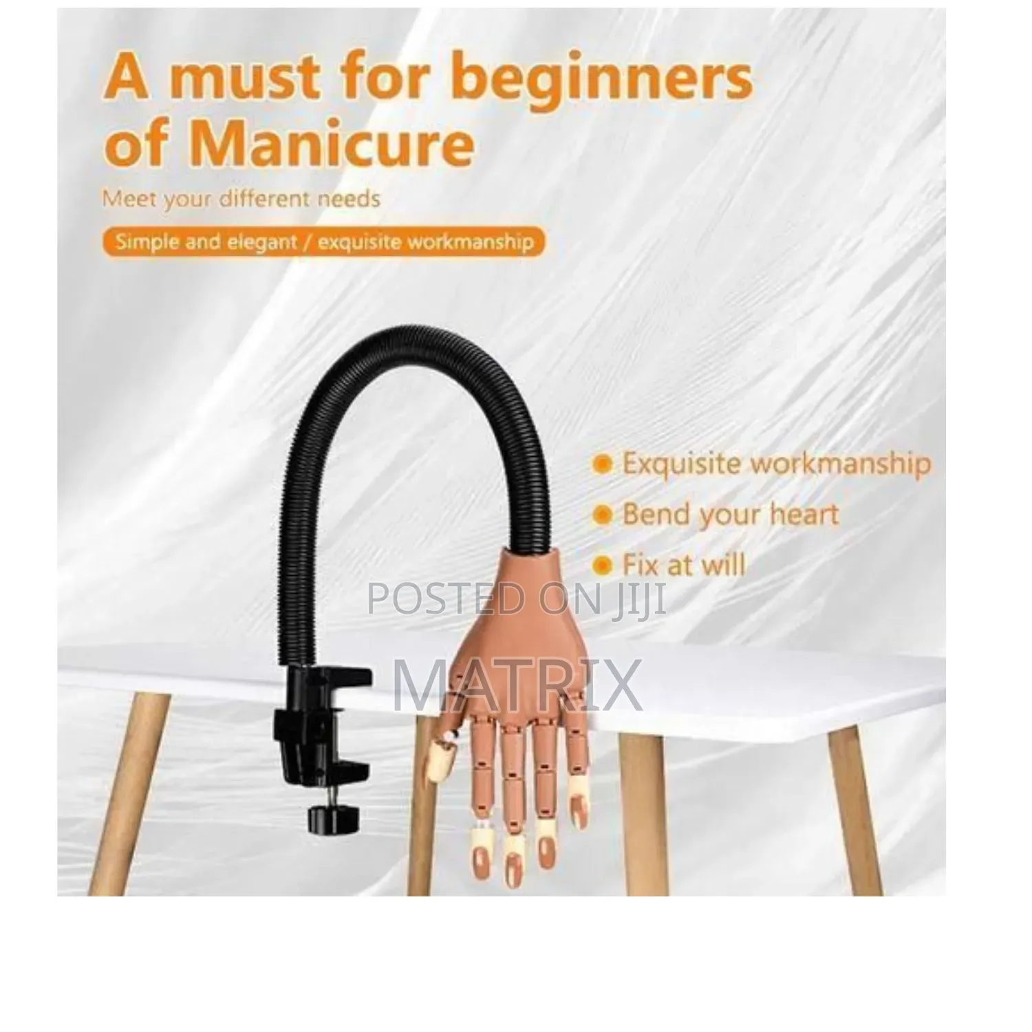 Professional Flexible Nail Art Practice Training Hand
