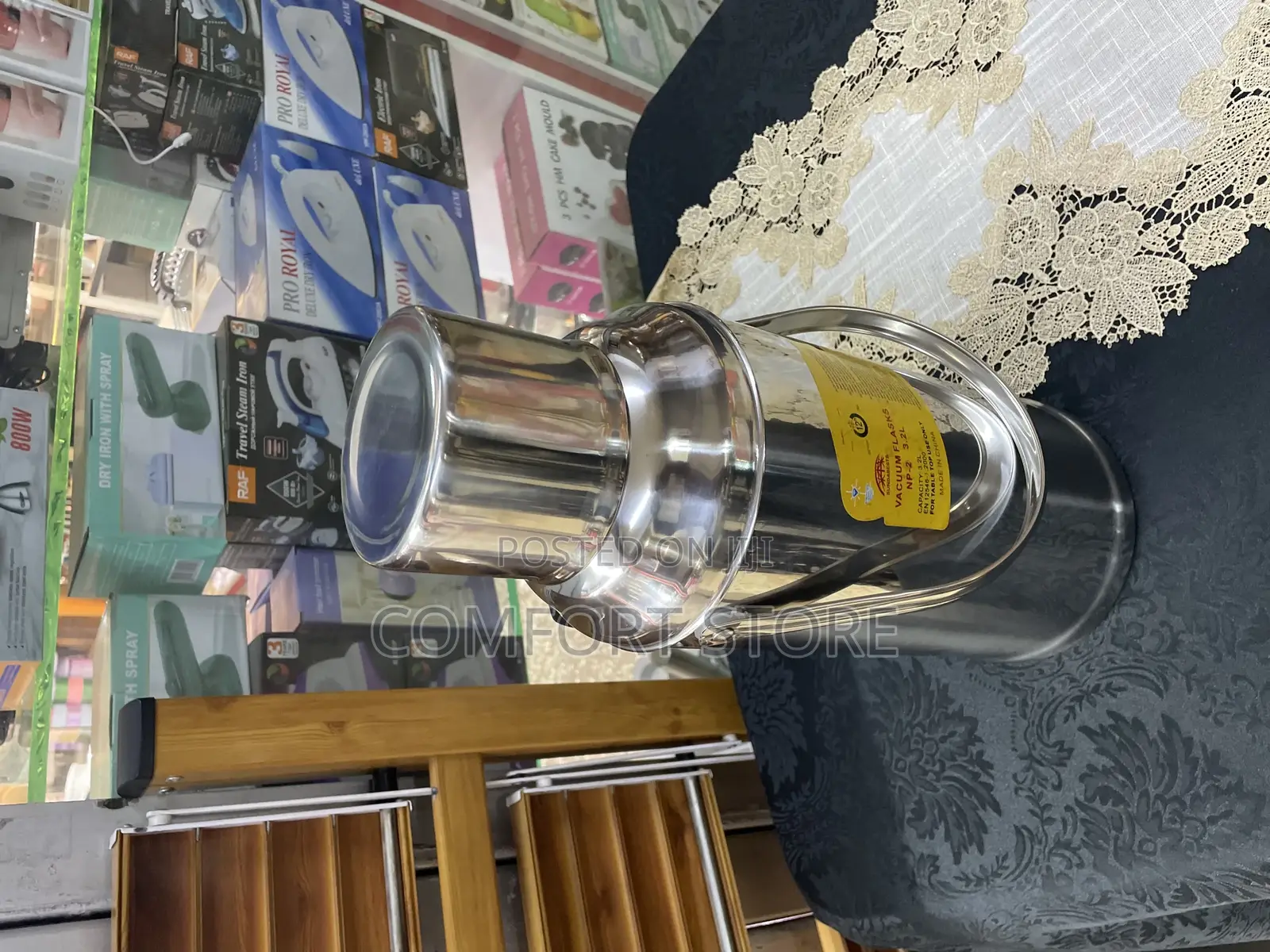 Silver Vacuum Flask