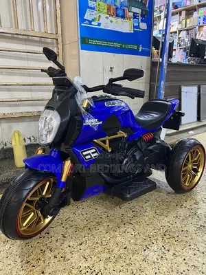 Super Sport Kids Rechargeable Motorcycle Blue Up to 15 Years