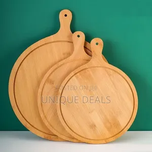 3pcs Wooden Pizza Plates