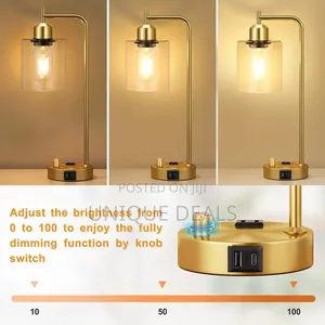 Gold Table Lamp for Bedroom