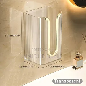 Tissue Box Wall-Mounted Acrylic Transparent Tissue Box