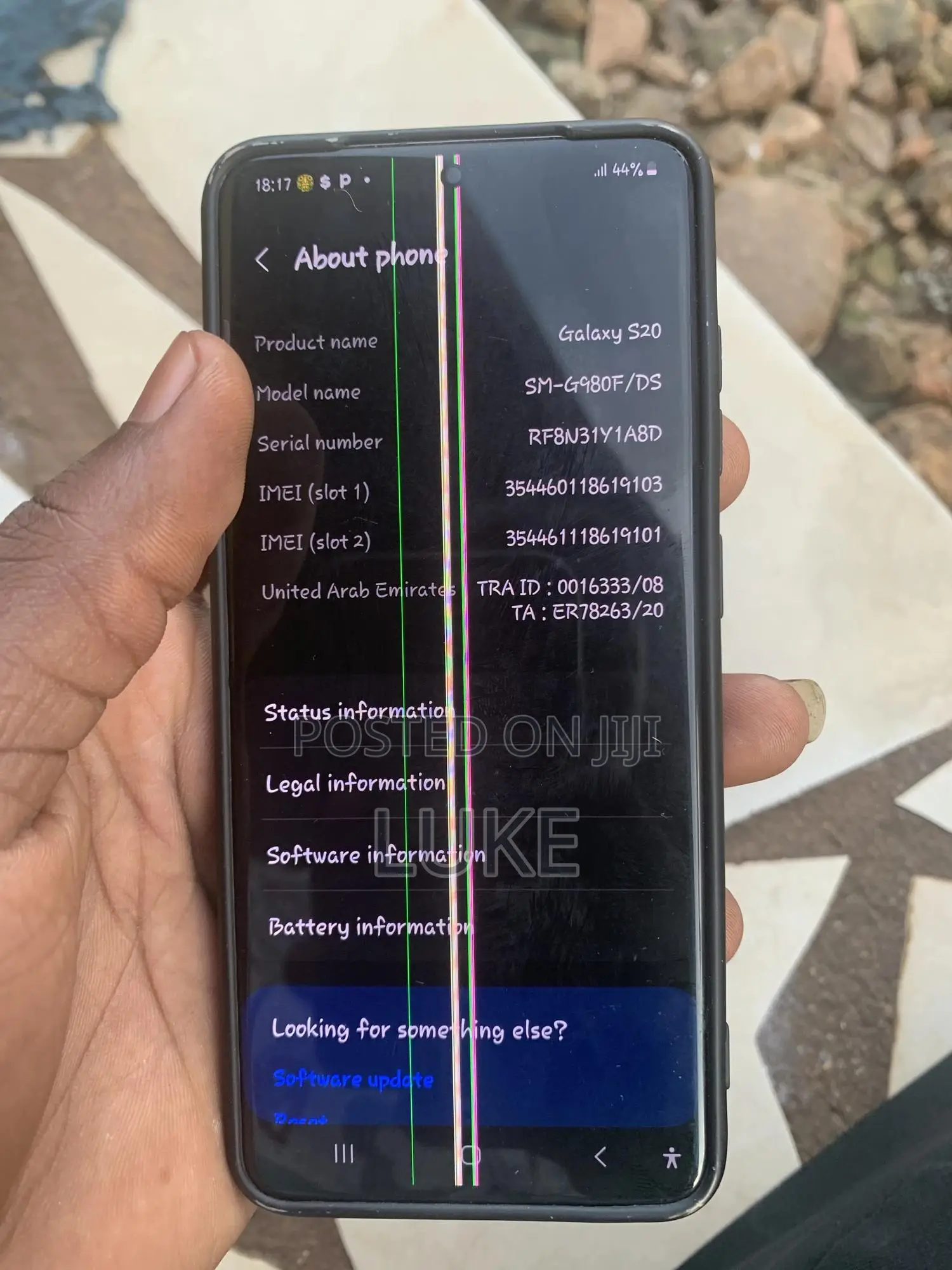 Samsung Galaxy S20 128 GB Gray
