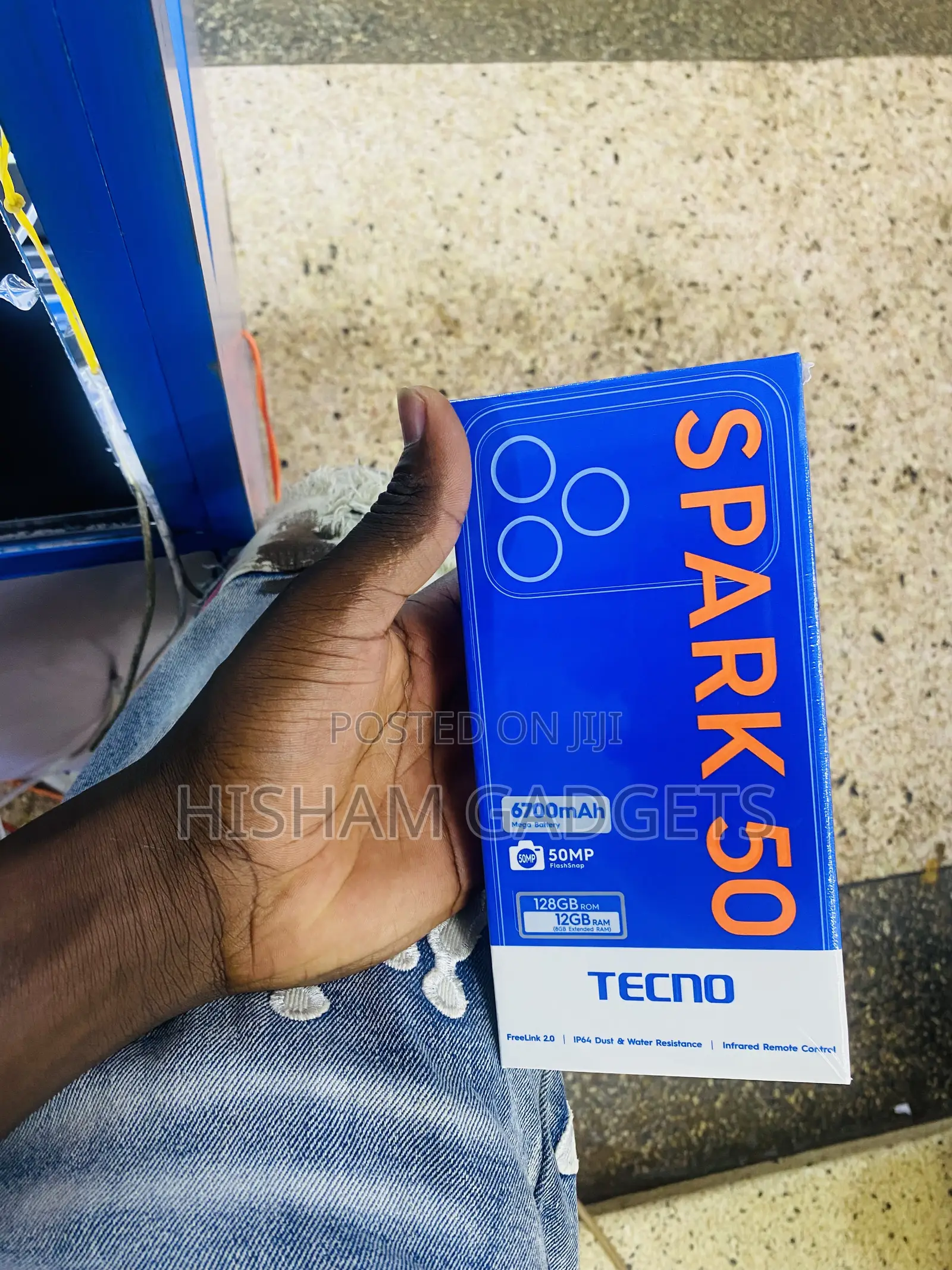 New Tecno Spark 50 128 GB Blue