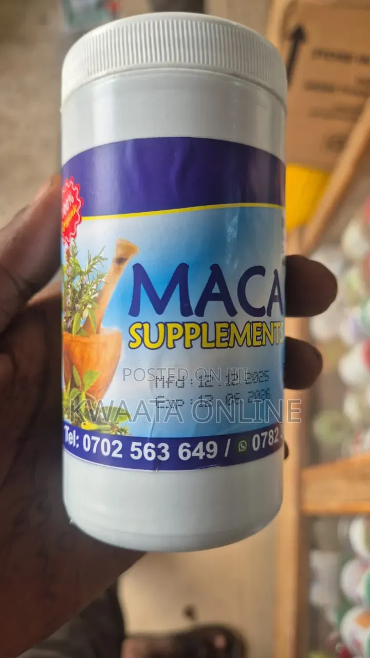 Maca Supplements Powder Natural Energy, Mood Boost, Hormone Balance