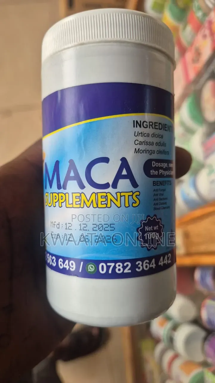 Maca Supplements Powder Natural Energy, Mood Boost, Hormone Balance