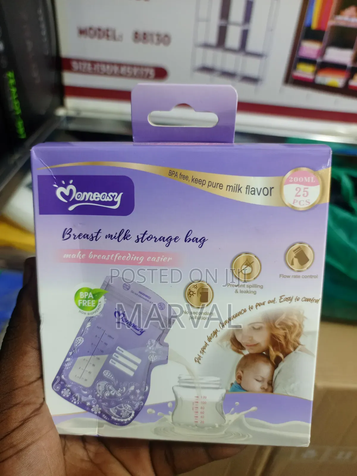 Momeasy 200ml Breast Milk Storage Bags.