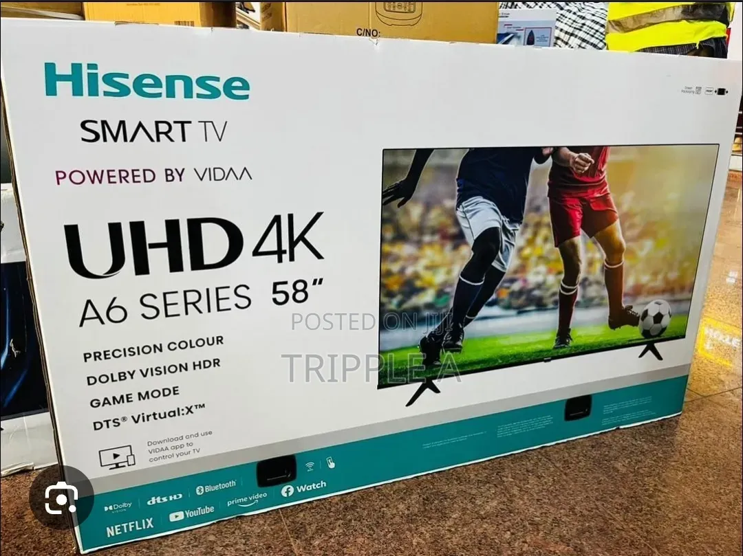 Hisense 58inches Uhd Flat Screen Tv