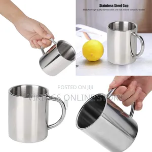 12 Pieces Double-Walled Stainless Steel Travel Coffee Mug Coffee Cup