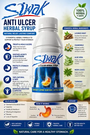 Siwak Anti Ulcer Herbal Syrup Cure