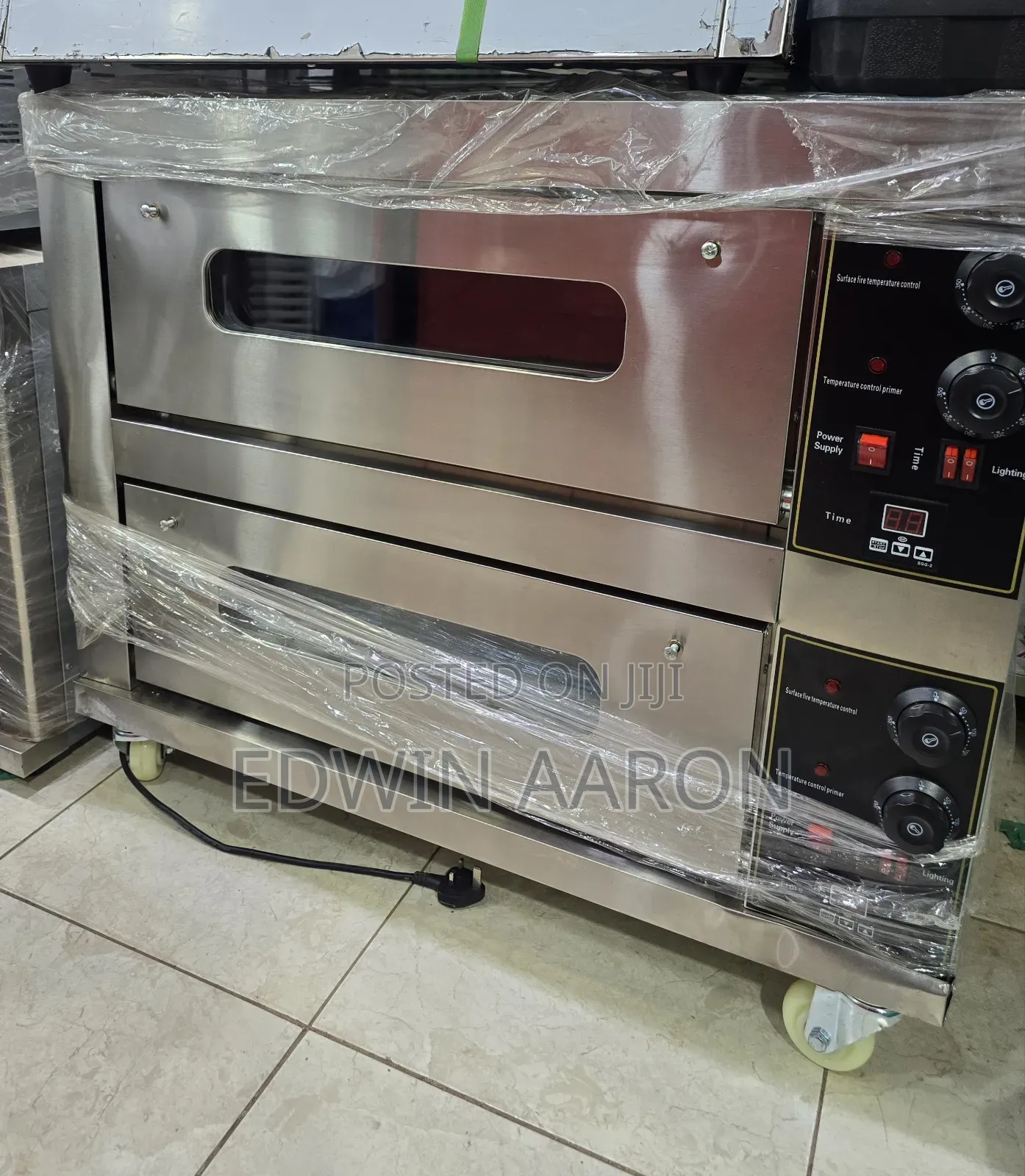 Electric Double Decker Commercial Oven ( 2 Trays)