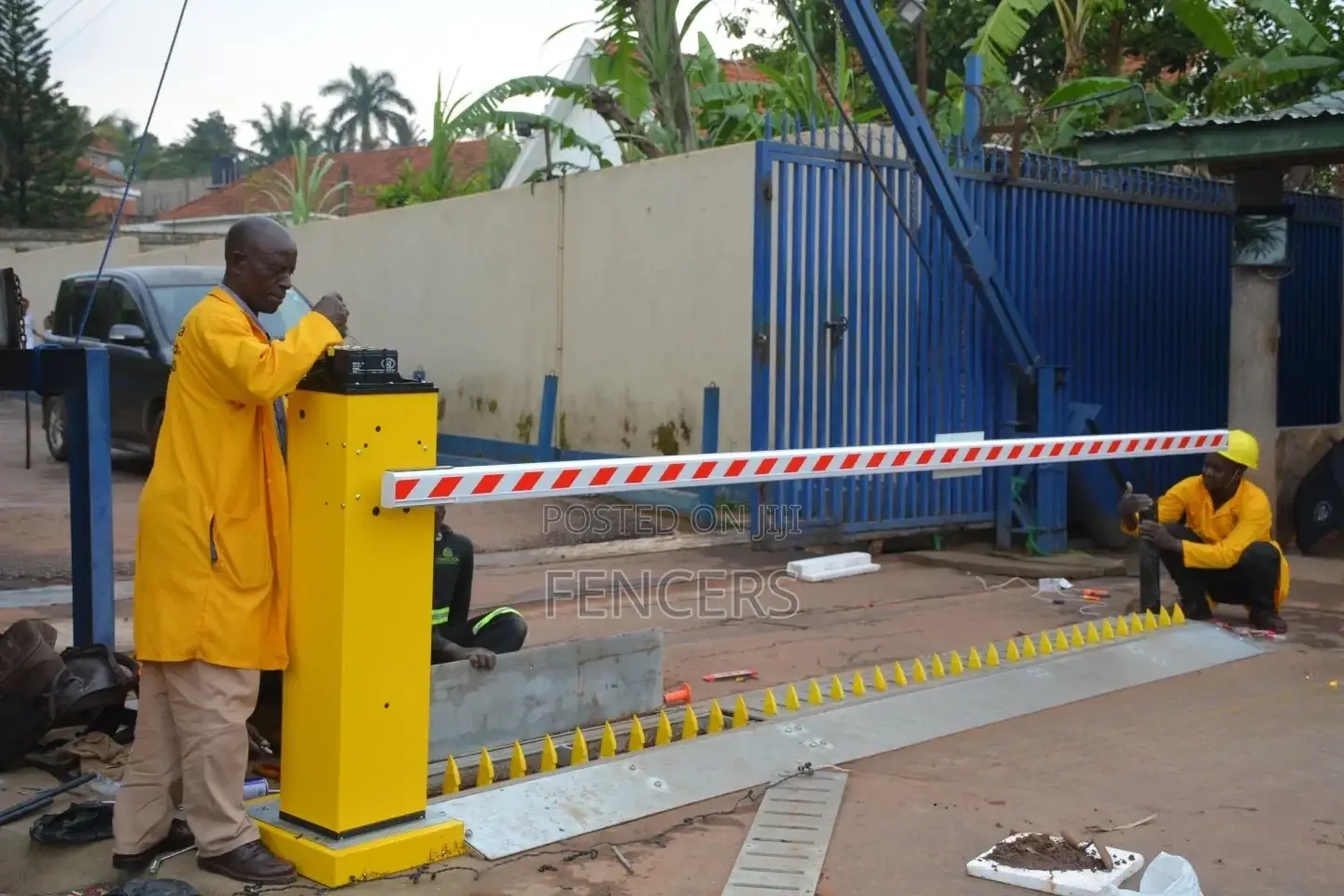 Automatic Spike Vehicle Barrier Installation