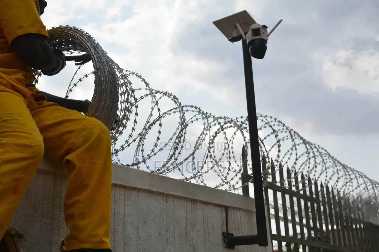 Razor Wire Fencing Installation