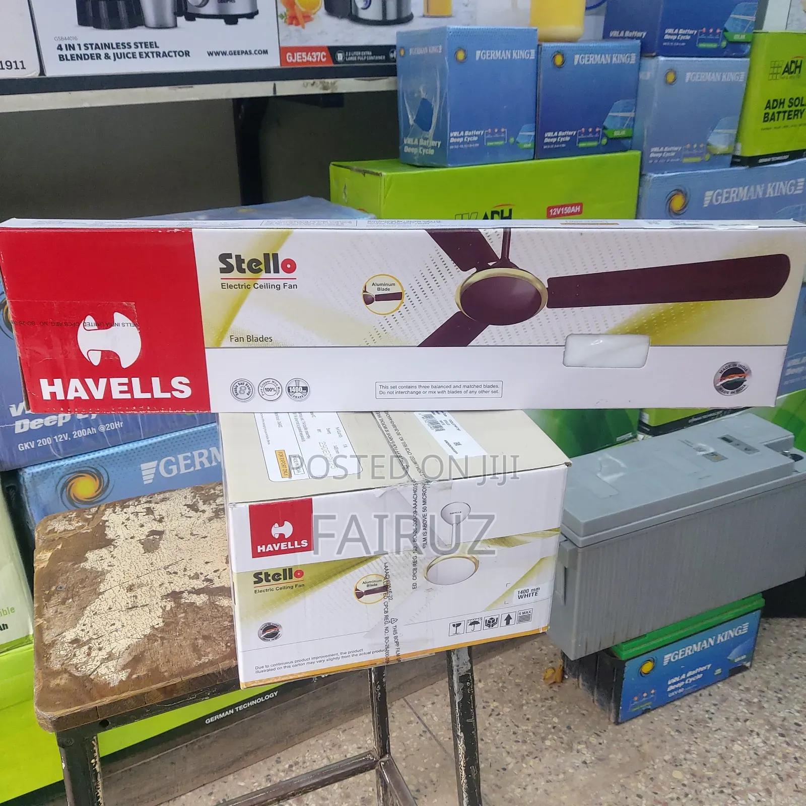 Havels Indian Ceiling Fan With Blades