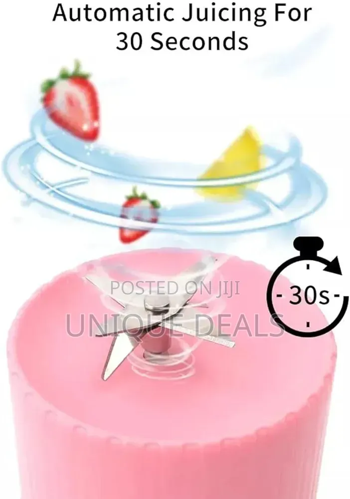 Portable Electric Blender | Usb Rechargeable Smoothie Maker