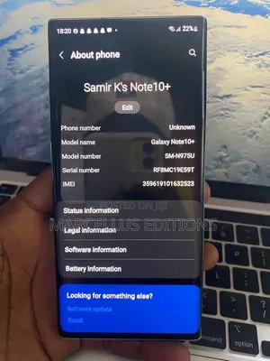 Samsung Galaxy Note 10 Plus 256 GB Black