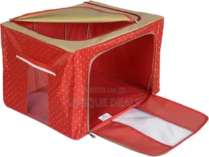 (1pc)Steel Frame Living Box, Closet Organizer