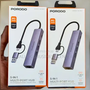 Porodo 5in1 Multi-Port Hub