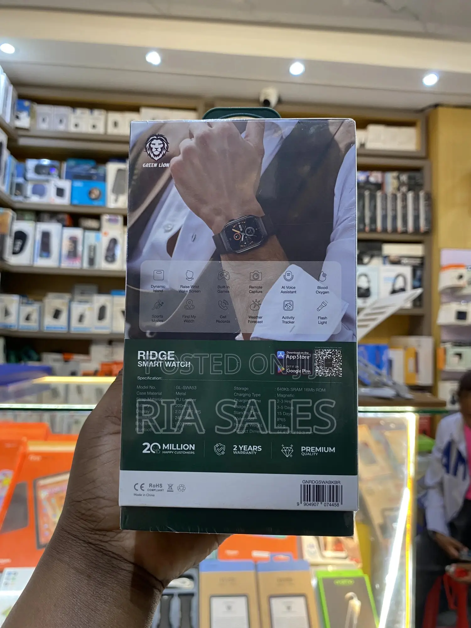 Green Lion Ridge Smart Watch