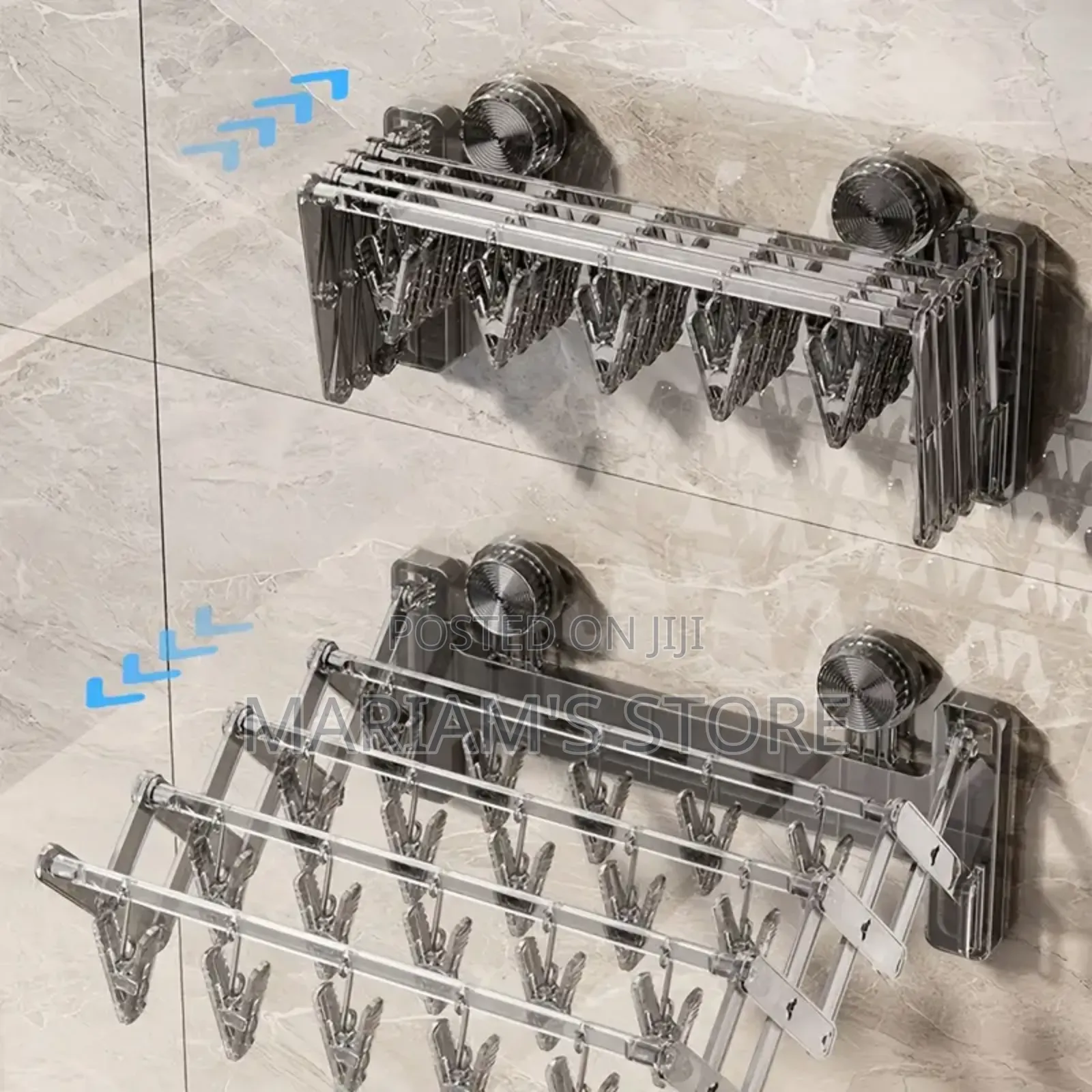 , Foldable Drying Rack With Clips Designed for Small for Small Space