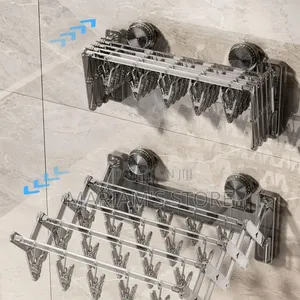, Foldable Drying Rack With Clips Designed for Small for Small Space