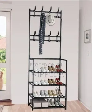 Metallic Shoe Rack