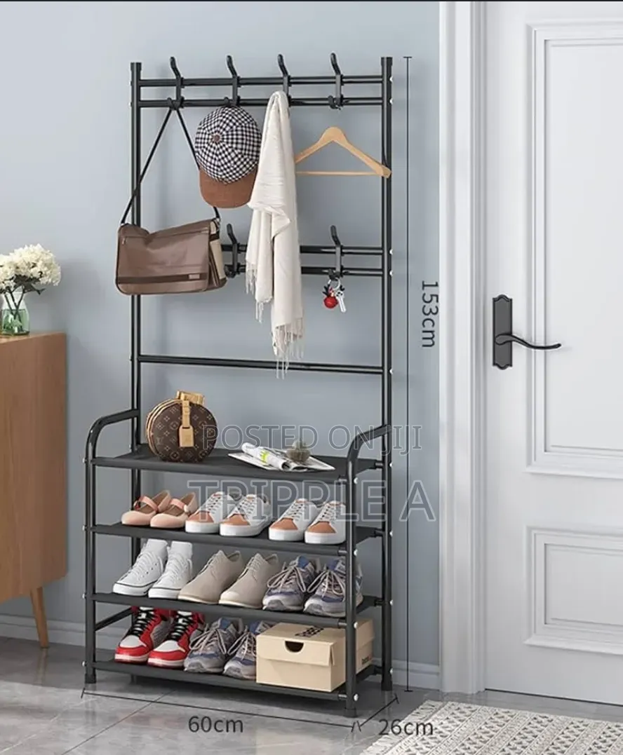 Metallic Shoe Rack