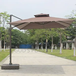 Generic Outdoors Canopy Umbrellas Parasol With Plastic Base