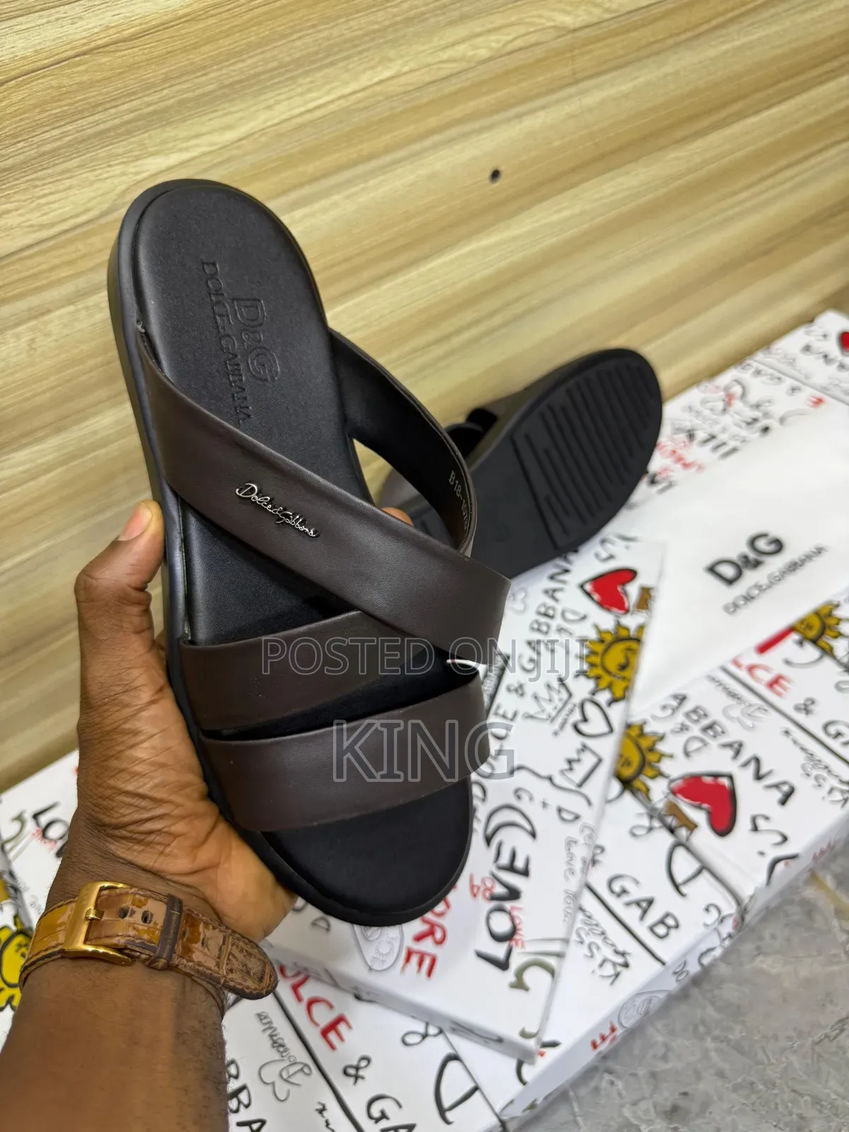 Dolce Gabbana Criss-Cross Strap Sandals