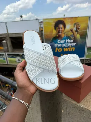Zara Crossover Sandals Woven Design